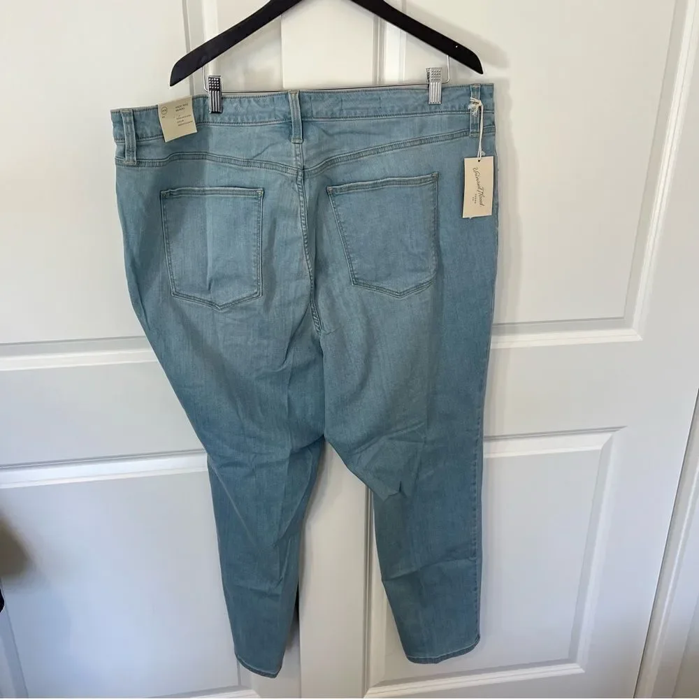 Universal Threads High Rise Skinny NEW light blue 24W